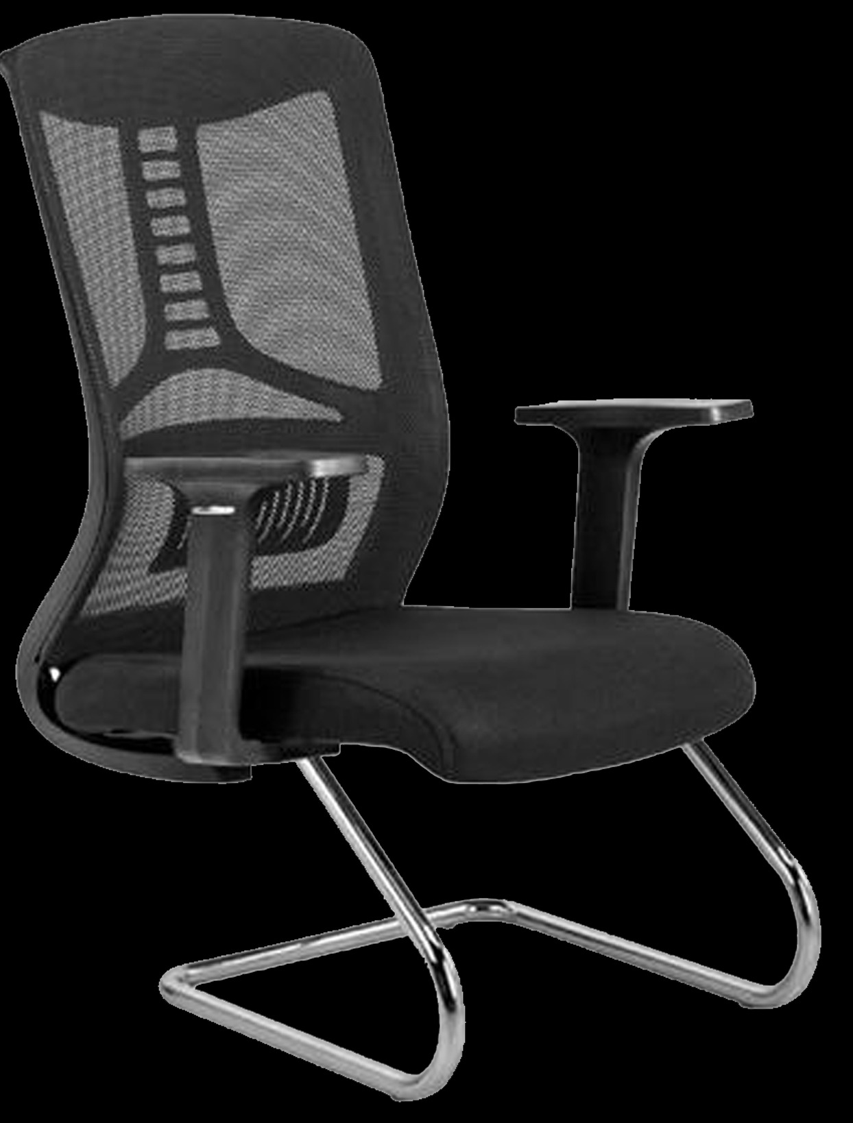 كرسي مكتب ظهر شبك بهيدرولك نجمه استنلس - الصورة 3