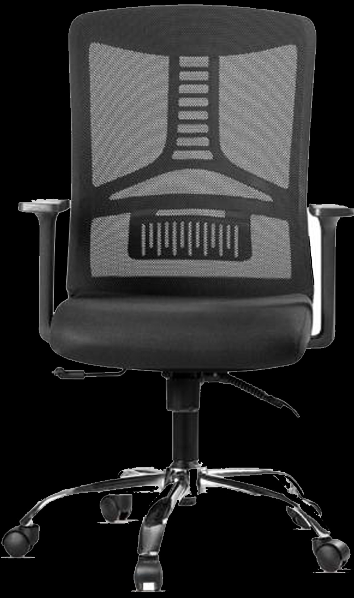 كرسي مكتب ظهر شبك بهيدرولك نجمه استنلس - الصورة 2