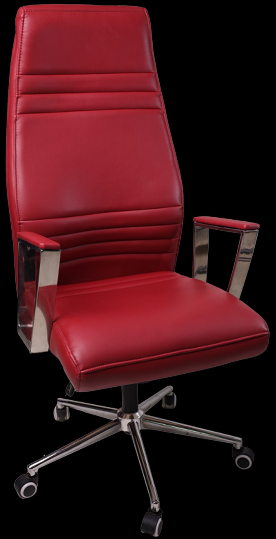 كرسي مكتب جلد بنجمه استنلس