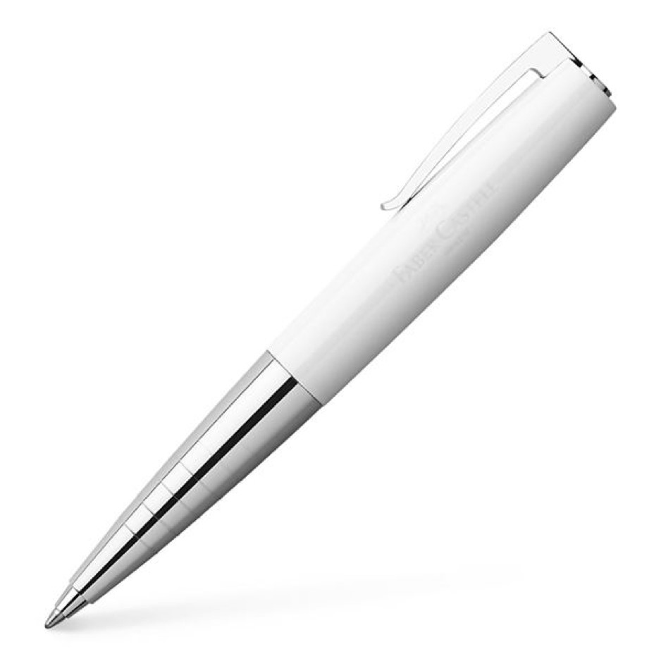 Faber-Castell Loom Piano Ballpoint Pen Metallic White 149311