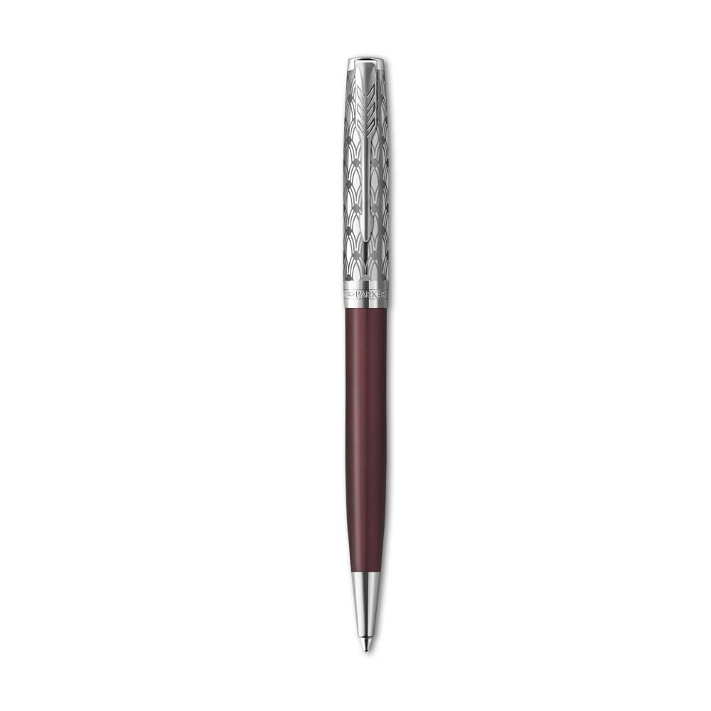 Parker-Pen Sonnet Premium Ballpoint Pen Red Lacquer Ct Finish