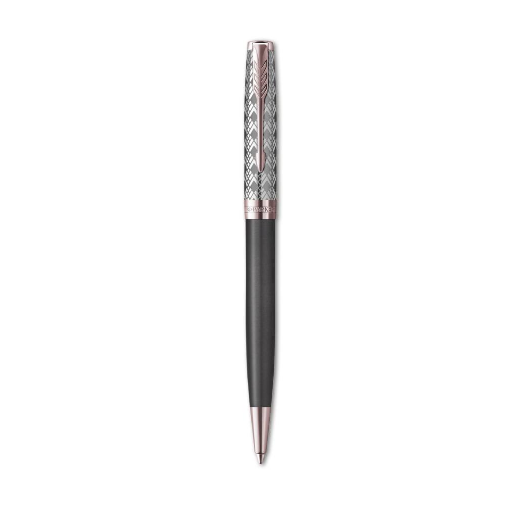 Parker-Pen Sonnet Premium Ballpoint Pen Steel Gt Finish