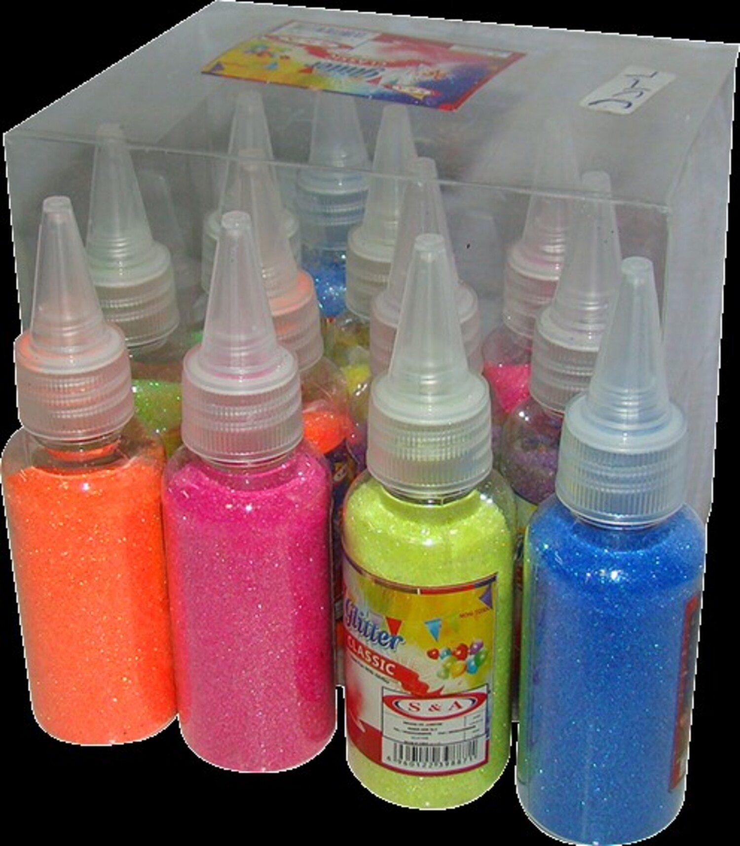 Yiwu Glliter Powder Fluo Of Bottel No:60/12C