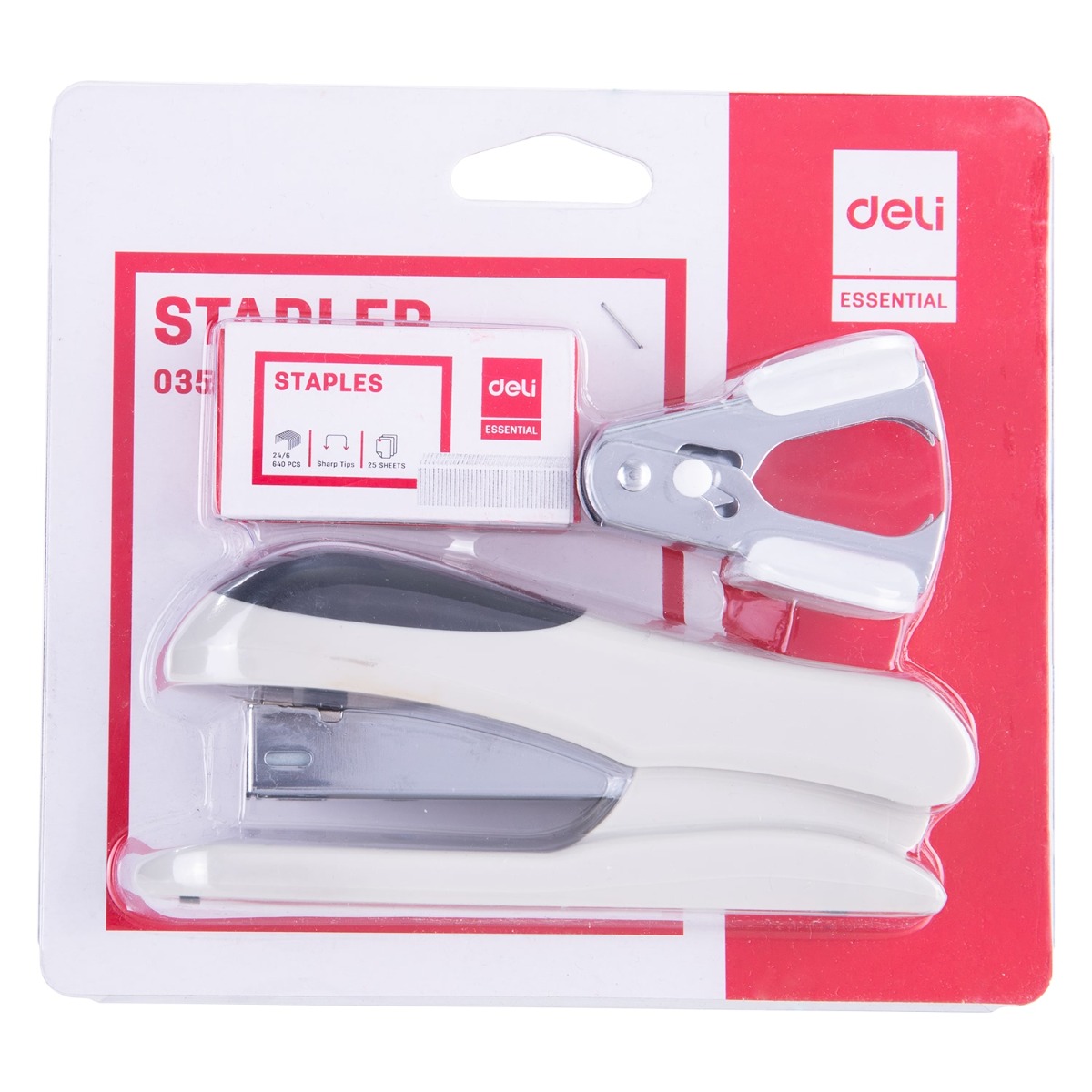 Deli Stapler Size020 Sheet 24/6 No.E0355