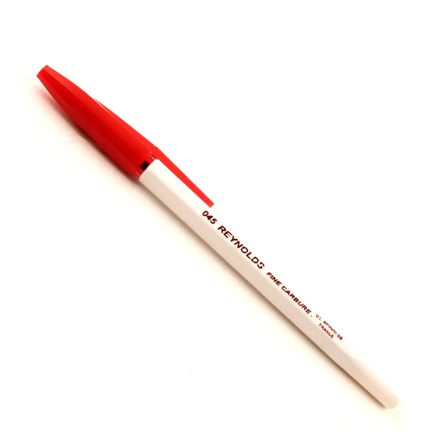 Reynolds Ballpoint Pen, 0.7 Mm, Red, No. 045