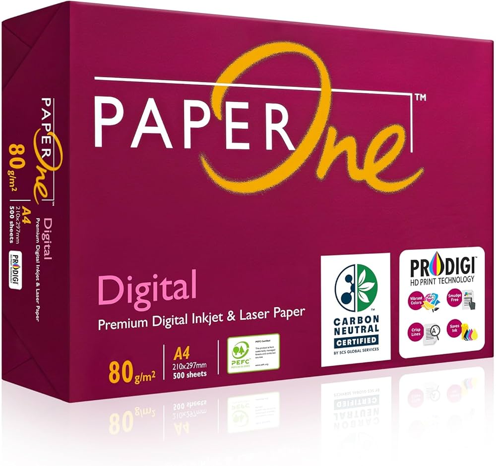 Copy Paper Pack Paper One 80 Gm White A4/500