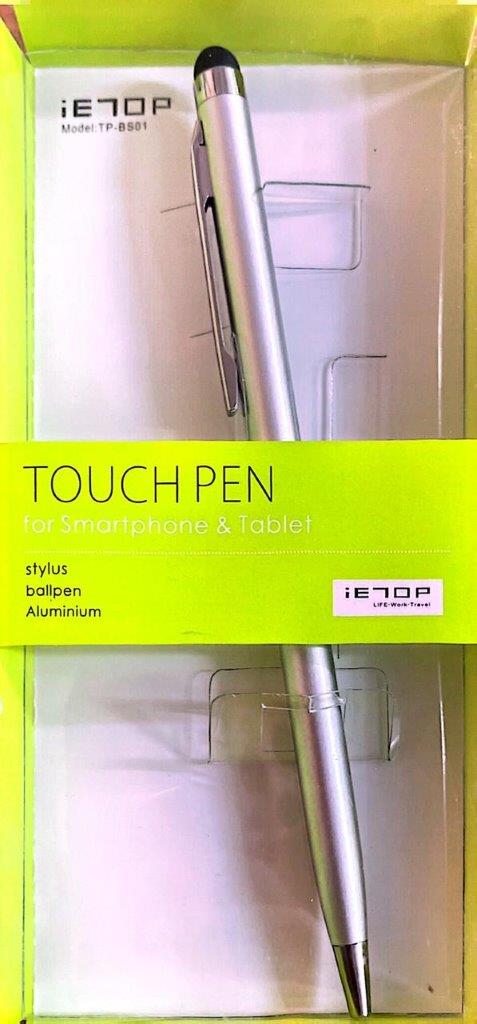 Ietop Kx1528 Touch Pen Ballpoint Pen For All Touch Screen 2أ—1 Tp-Bs01 Silver