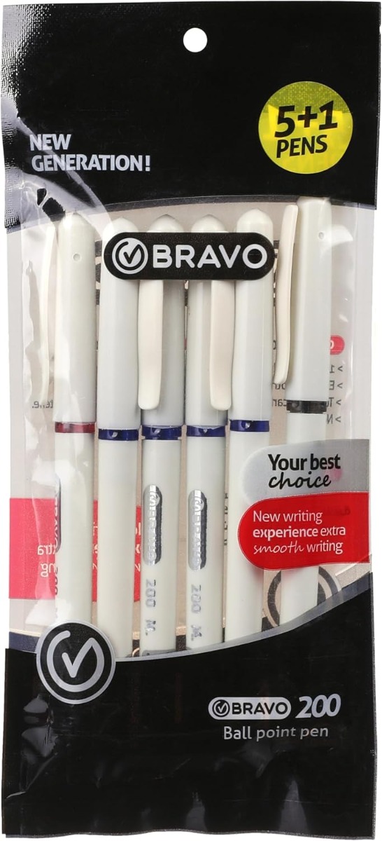 Bravo 200 Pen - 1.0mm - 6 Pieces