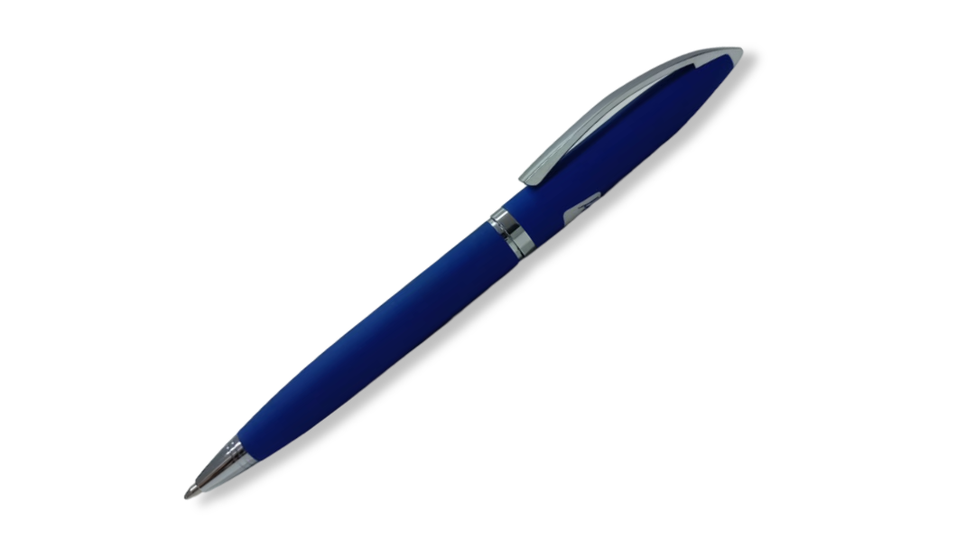 Blue Ballpoint Pen, Metal Twist Body, Blue No. Mp 121 - 1605