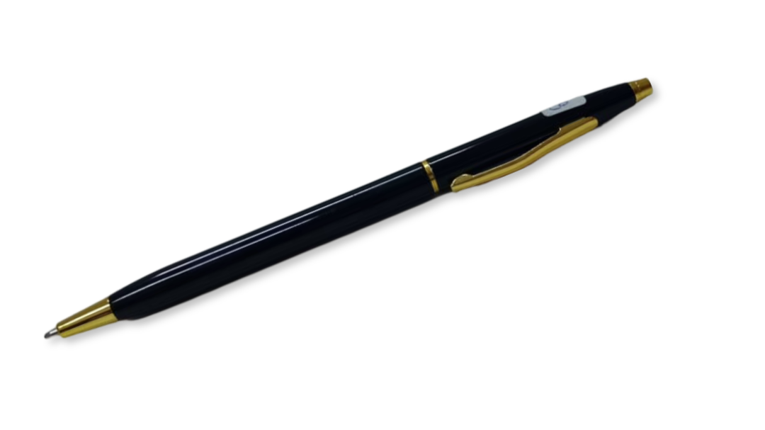 Blue Ballpoint Pen, Metal Twist Body, Black, No. Mp 39 - 1614