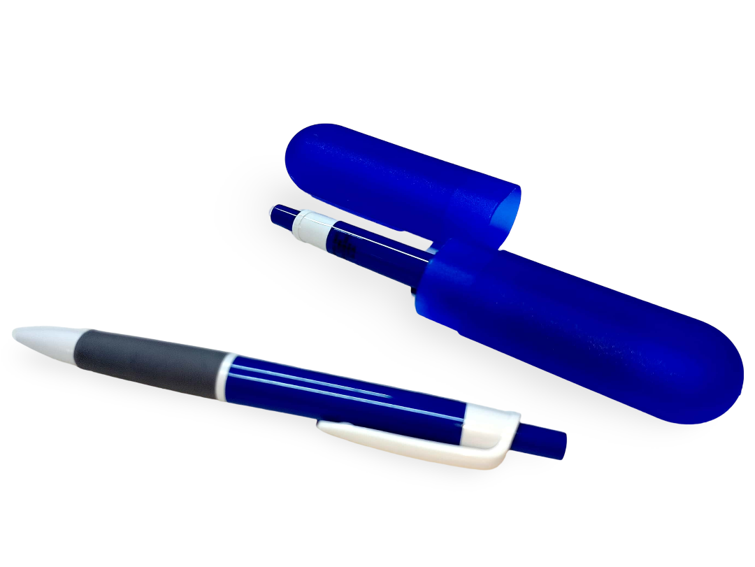 Set Ballpoint Pen + Pencil, Plastic Body Blue, No. Pp 145-1246