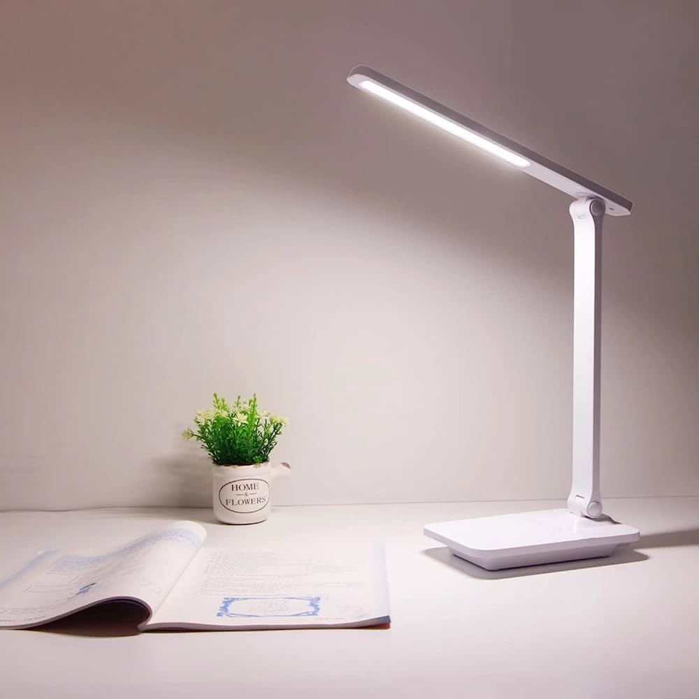 Desk Lamp With Rechargeable Arm And Moving Head, White Led Bulb, No. Lamp - 22 - 1643 - Cmd8836