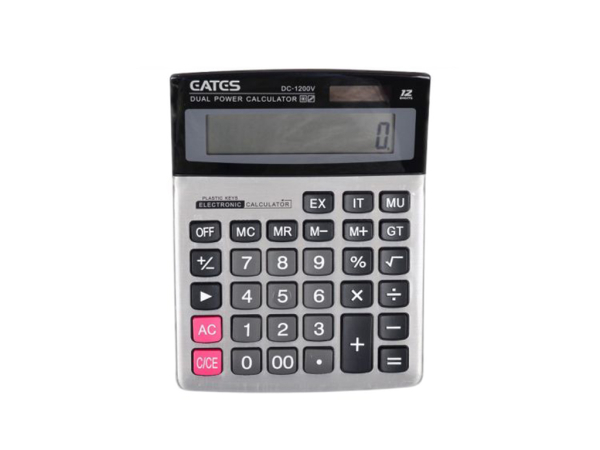 EATES Desktop Calculator, No. DC-1200V-12