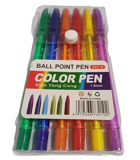 Ballpoint pen Set 6-Piece No. 6-432