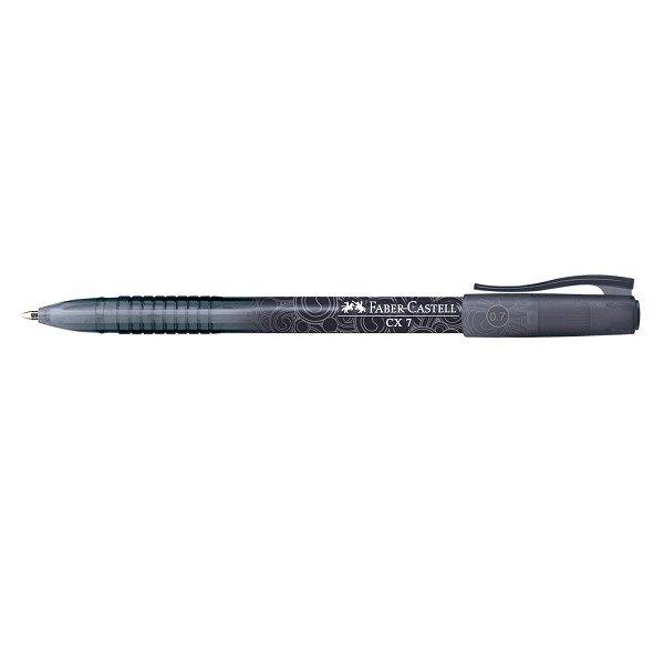 Faber-Castell 0.7Mm Ballpoint Pen Black Cx 7 No. 256899